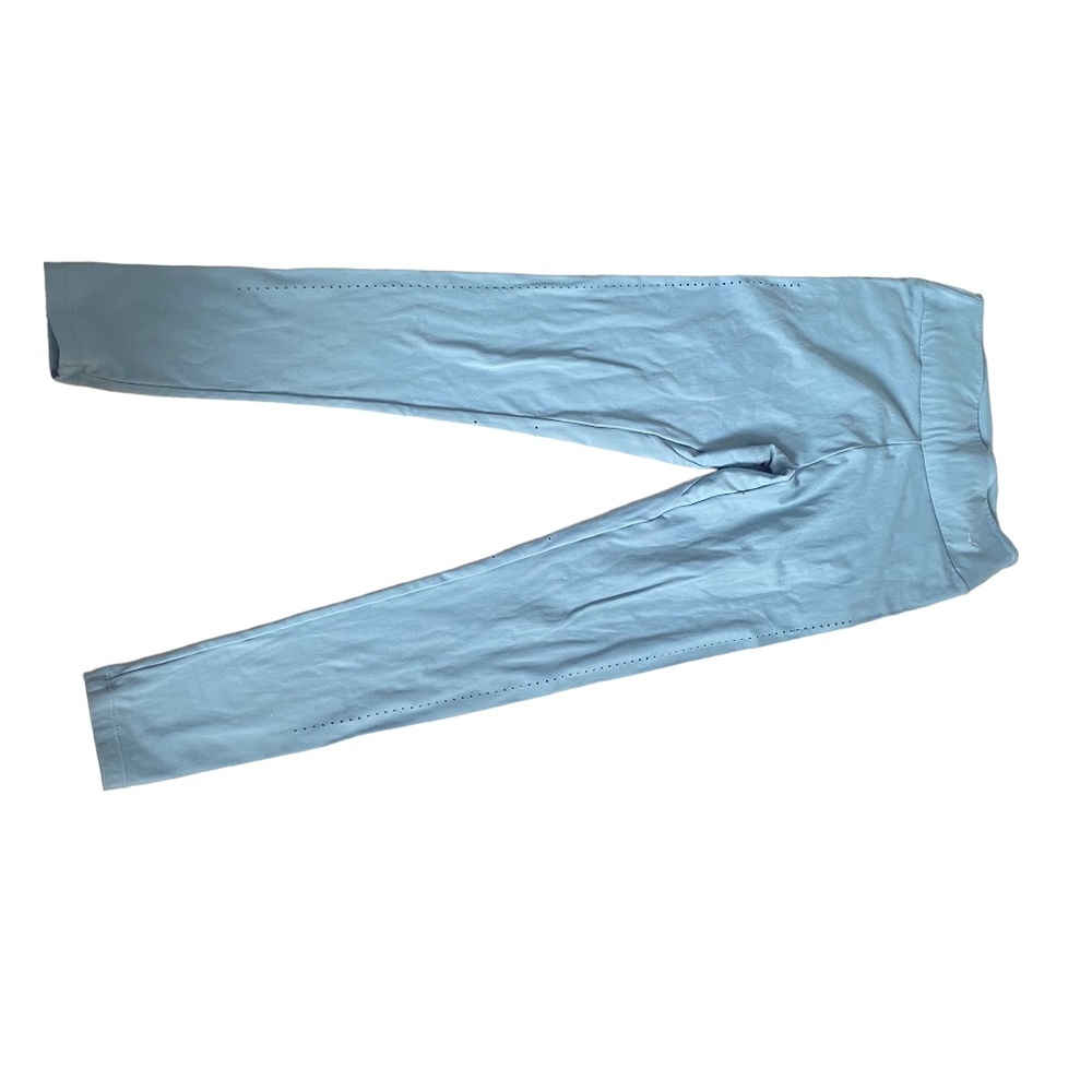 Gymshark Laser Cut Tights BLUE gray smooth airbrush effect size M medium - Picture 5 of 12